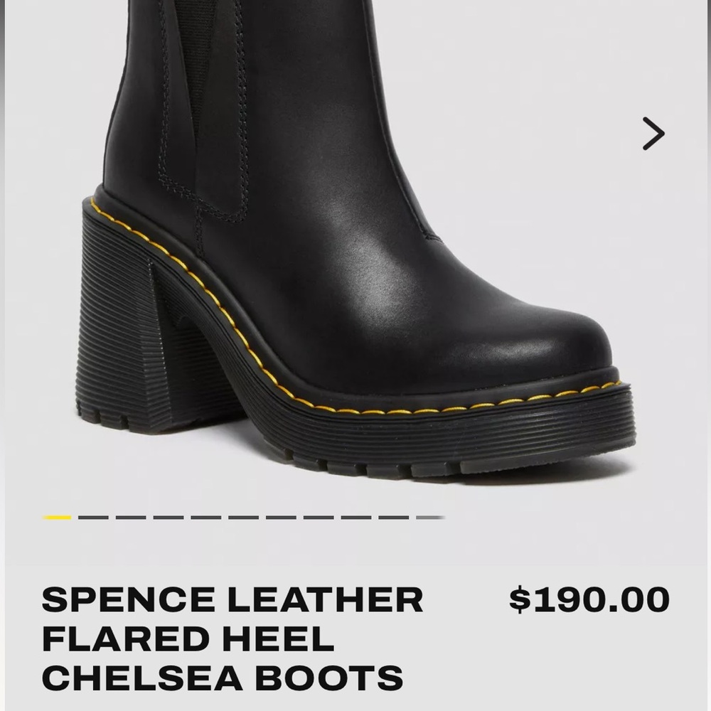 Dr Marten’s Spence Heeled Boots black size US9/EU 41